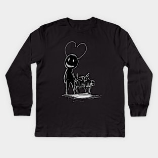 Bad Hearty Kids Long Sleeve T-Shirt